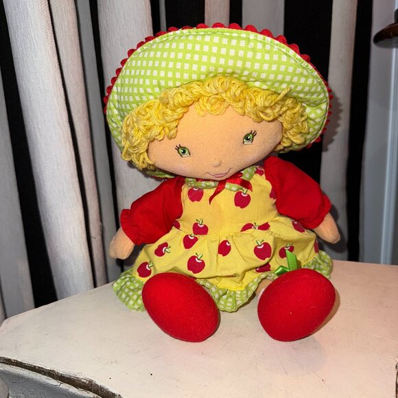 Strawberry Shortcake Apple Dumplin Talking Doll 2003 BANDAI Plush Dumpling VIDEO - Picture 1 of 11